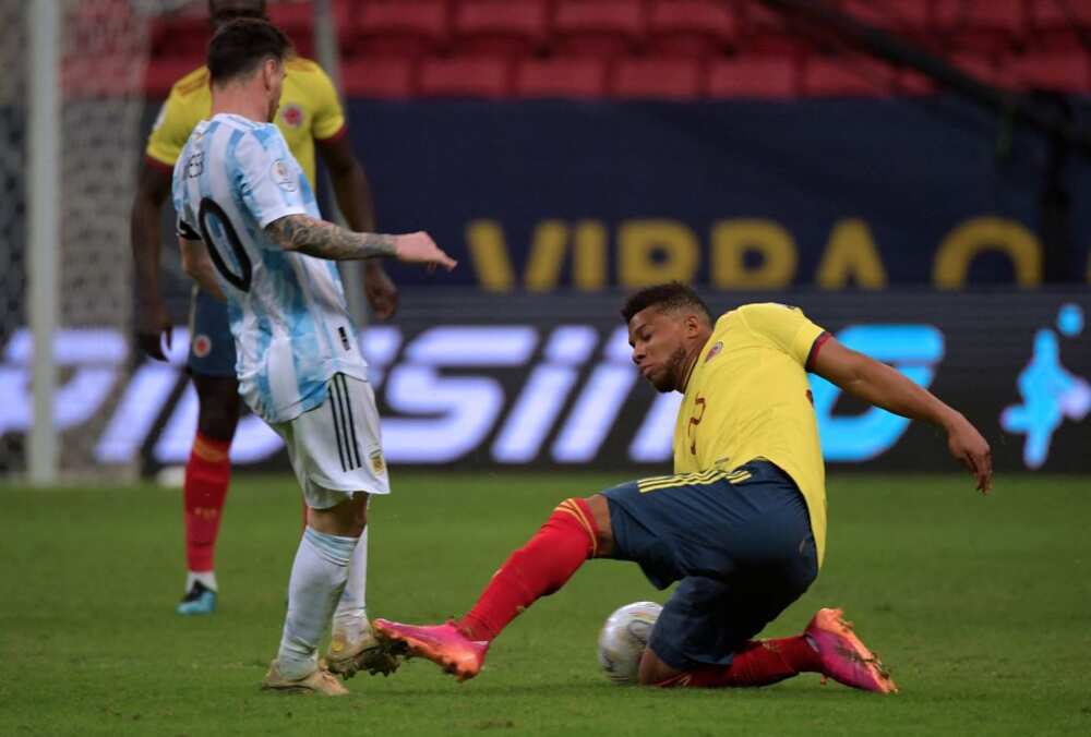 Messi shows commitment to Argentina as photos of him playing on despite bleeding vs Colombia emerges