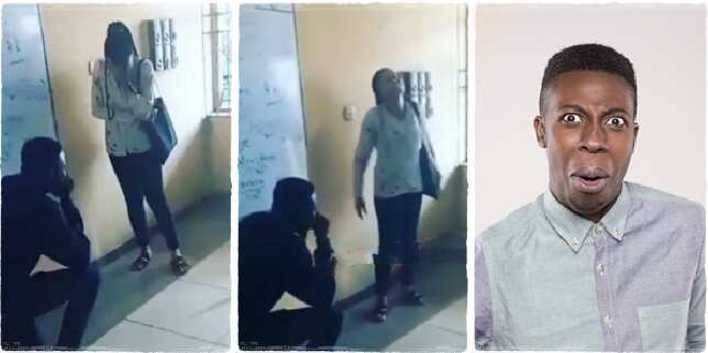A lecturer at the University of Lagos, Akoka recently sparked reactions when he reconciled a waring couple inside class.