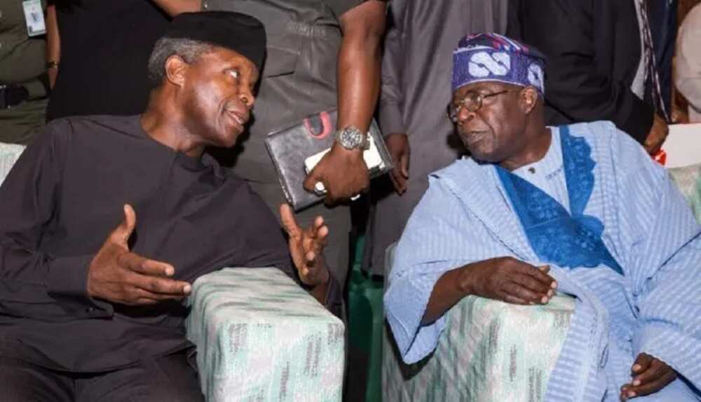 Mataimakin Shugaban kasa Osinbajo da Ubangidansa, Tinubu