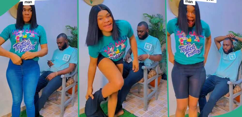 Fake Hips: Lady Removes Artificial Backside in the Presence of Her Man,  His Reaction Goes Viral 