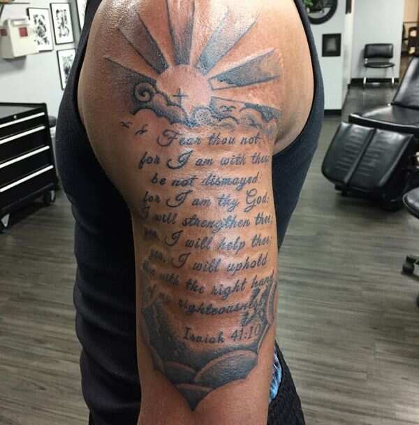 isaiah 41 10 chest tattoo