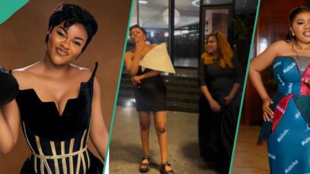 "Best actress, their fada": Video of Toyin Abraham hailing Kehinde Bankole after AMVCA award trends