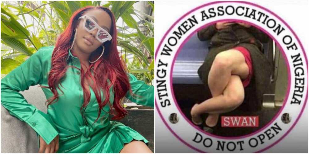 Toke Makinwa to sign up for close legs association as men join stingy men association