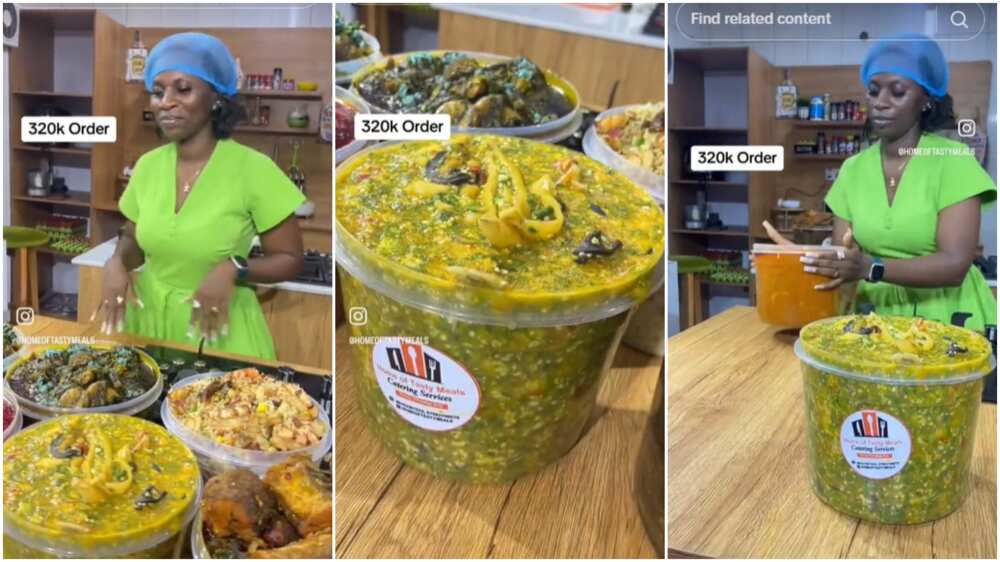 Big bowls of Nigerian food/Nigerian food culture.