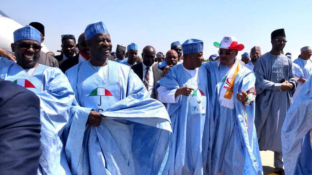 Ibrahim Hassan Dankwambo/Former governor of Gombe state/G5 governors/ Integrity Group/PDP presidential campaign of Atiku Abubakar