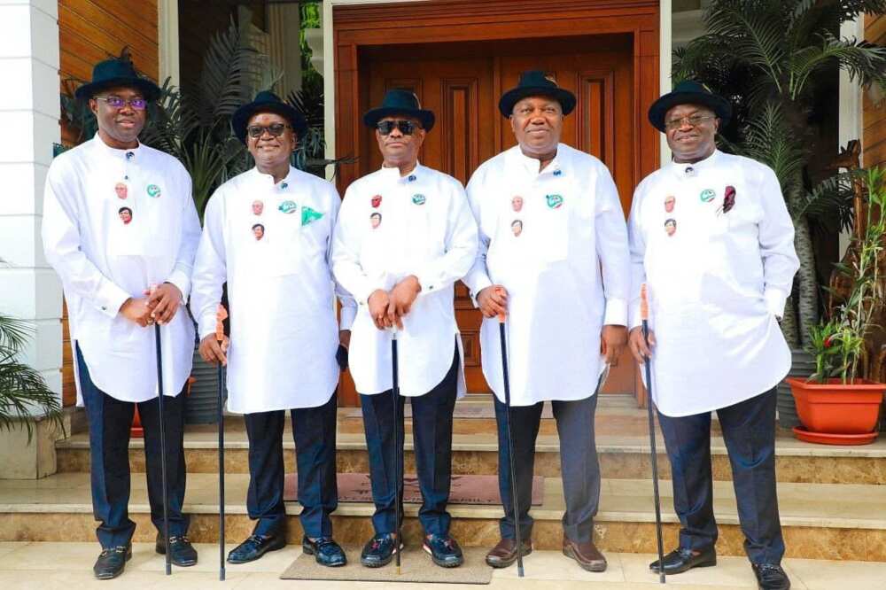 G5 Governors/Tinubu/London Meeting/2023 Presidential Election