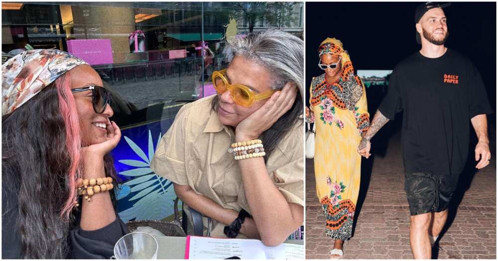 DJ Cuppy says her mum knows best amid rumoured breakup with Ryan Taylor. DJ Cuppy says her mum knows best amid rumoured breakup with Ryan Taylor.