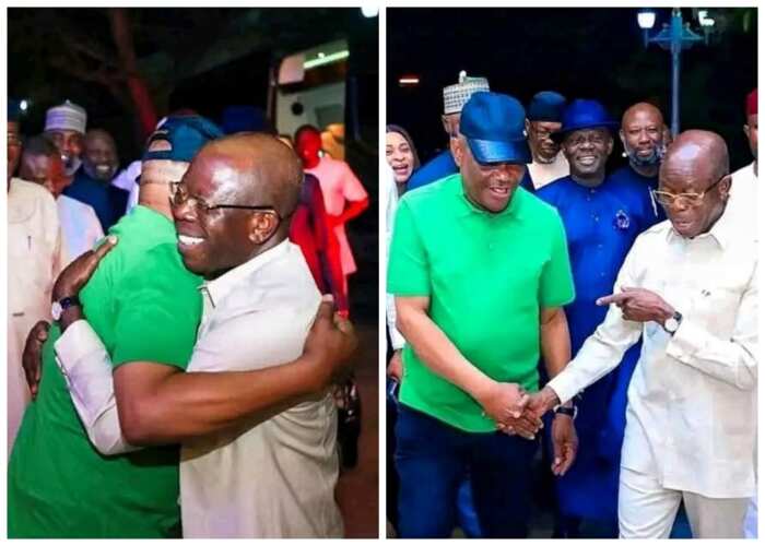 2023: "We Are Now Friends", Wike Apologises to Oshiomhole, Regrets Working  for Obaseki's Re-election - Legit.ng