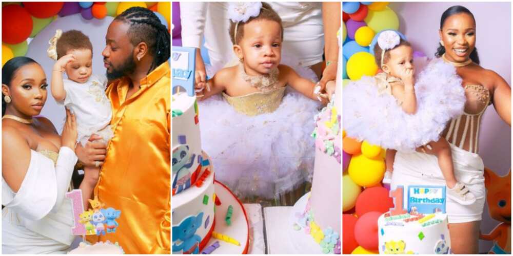 Bambam and Teddy A share beautiful photos from daughter's 1st birthday party