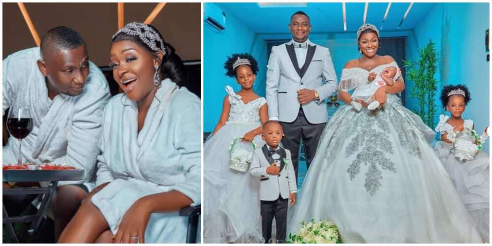 8 years and 4 babies after: Chacha Eke Faani marks 8th anniversary, shares new photos