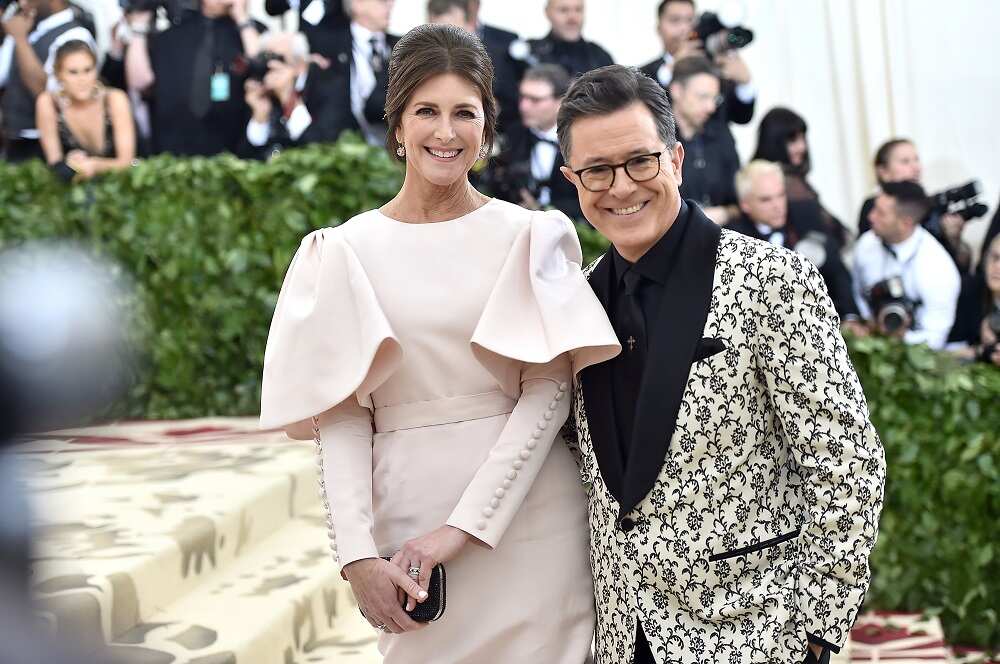 how did Stephen Colbert meet his wife?