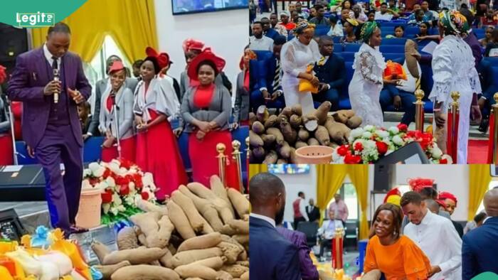 "Amazing show of love": Reactions, photos as Dunamis Church in Uyo distributes food items to members