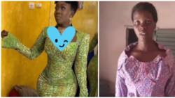 Lady shares funny-looking ankara dress recreation her tailor made, netizens amused