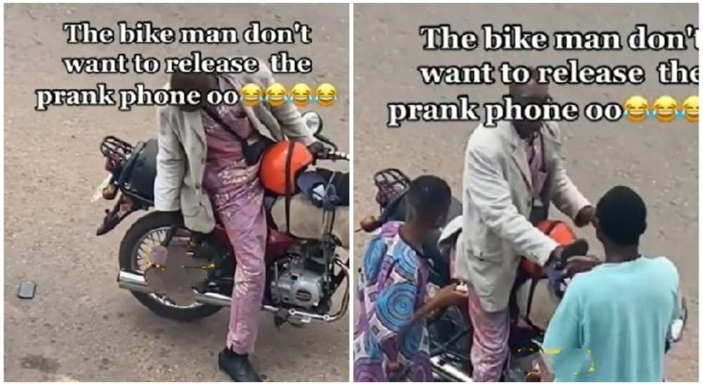 Okada man picks prank phone, refuses to release it.