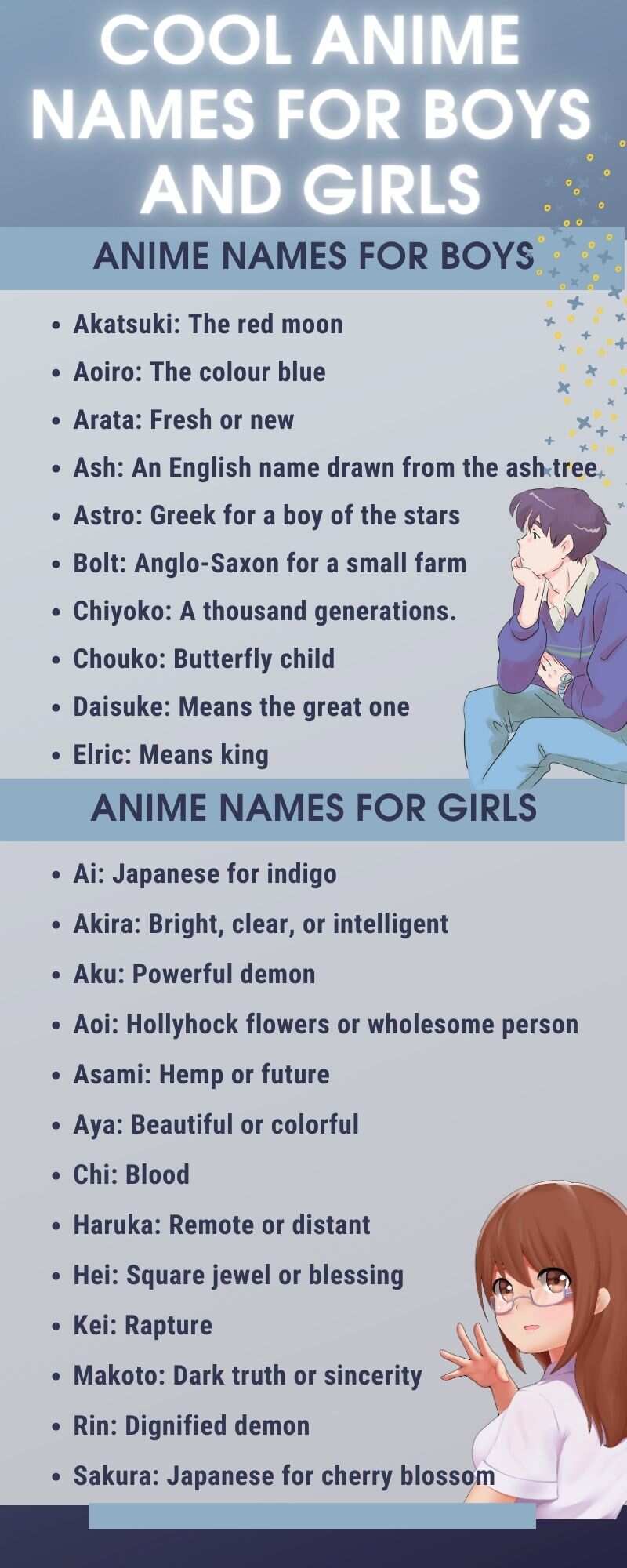 Anime Names: 200+ Creative Anime Character Names Ideas (2023)