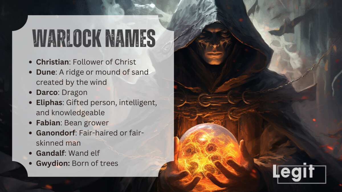 70+ badass warlock names for your male and female characters Legit.ng