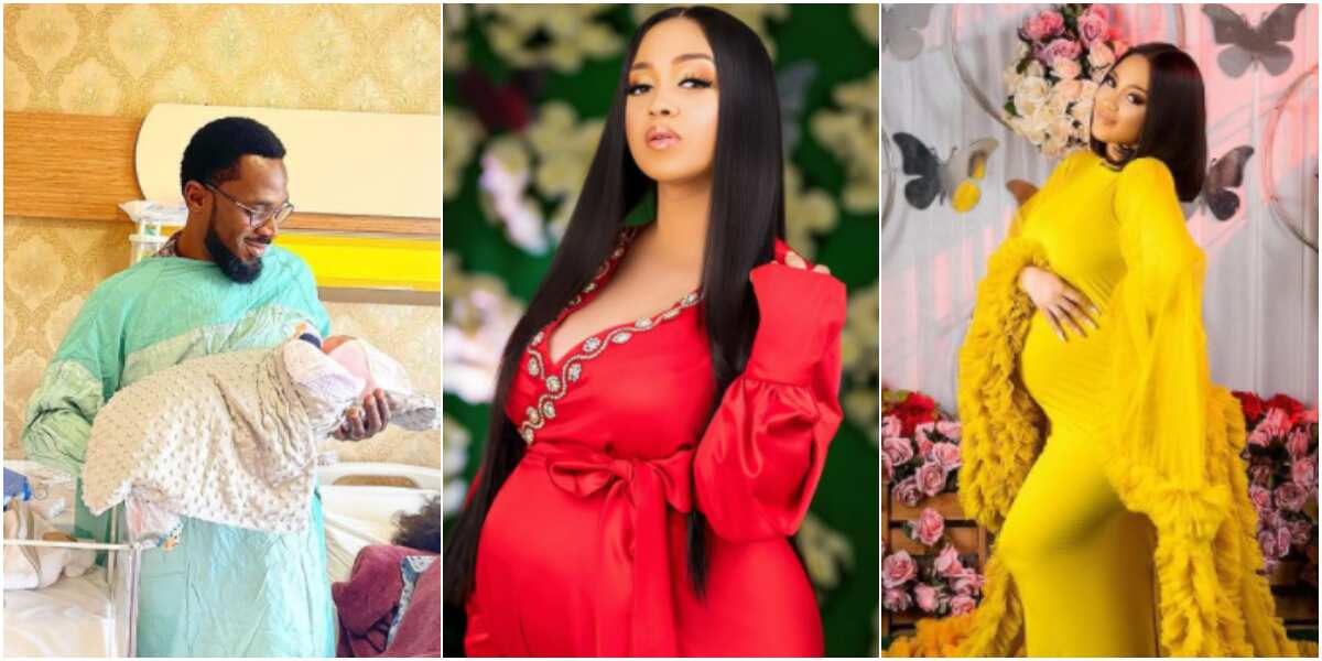 D'banj welcomes daughter with wife, showers encomium on new mum as he lights up social media with adorable photos