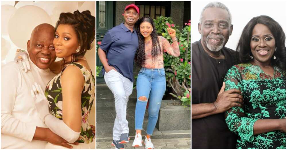 Olu Jacobs And Wife And Children