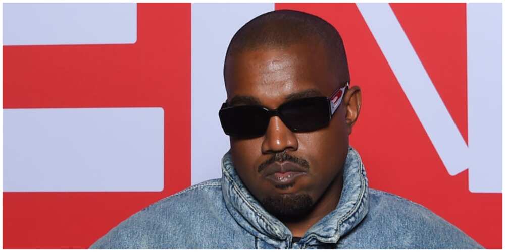 A photo of Kanye West.