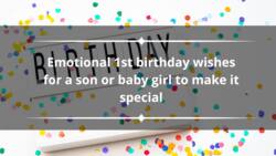 110+ emotional 1st birthday wishes for a son or baby girl to make it special