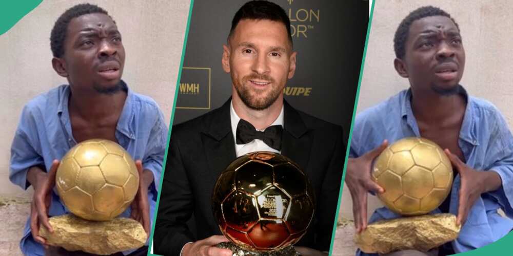 Video As Erekere Steals Lionel Messi’s Ballon d’Or, Fans React: “Dis ...