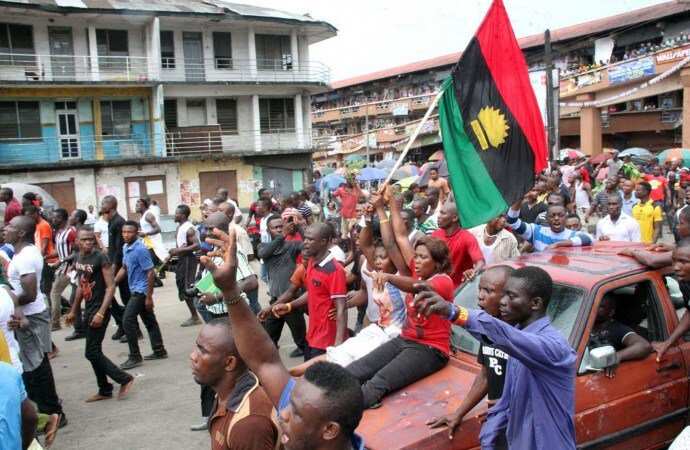 'Yan sanda sun kame tsagerun IPOB 60 dake kai hare-hare da kone ofisoshin INEC