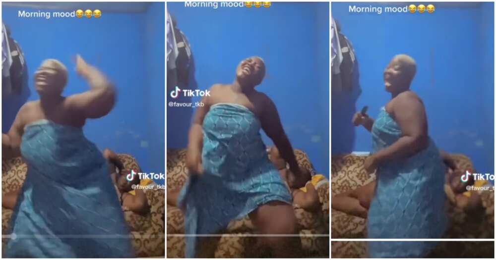 Nigerian lady dances with her waist, Rich Till I Die