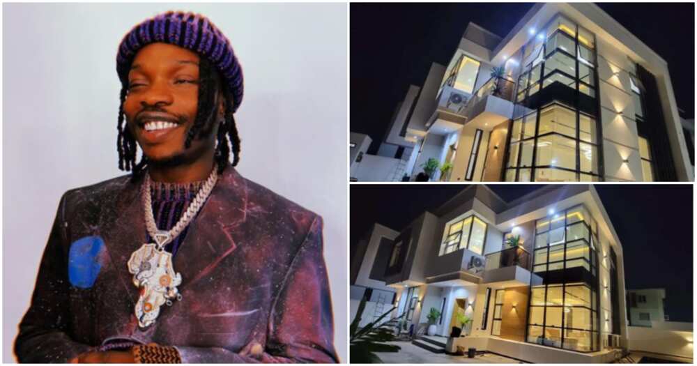 Singer Naira Marley and his mansion