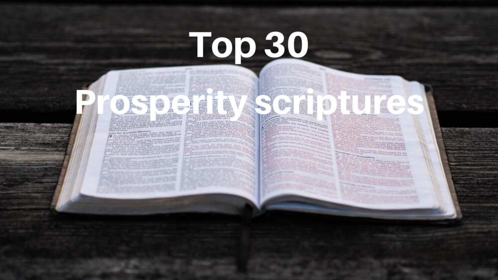 Prosperity scriptures