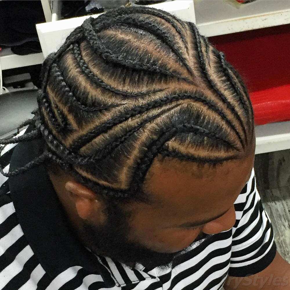 Different styles of cornrows for guys