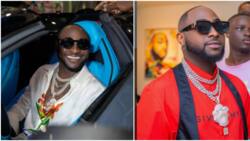 Lady abandons her work, follows Davido's Lamborgini as she sights it, wonders who is driving it in his absence