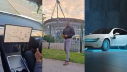 "I was just smiling": Nigerian man rides N50 million Tesla car for the first time used as taxi abroad