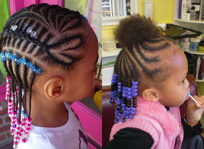 Toddler braided hairstyles with beads for girls Toddler braided hairstyles with beads for girls