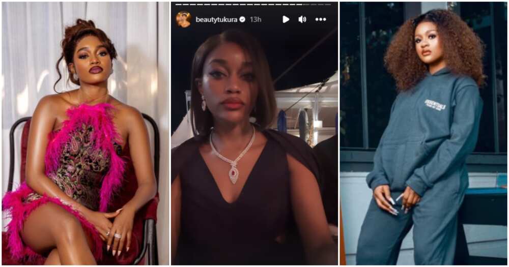 BBNaija's Beauty says she can't be shouting over N100m as she shades Phyna.