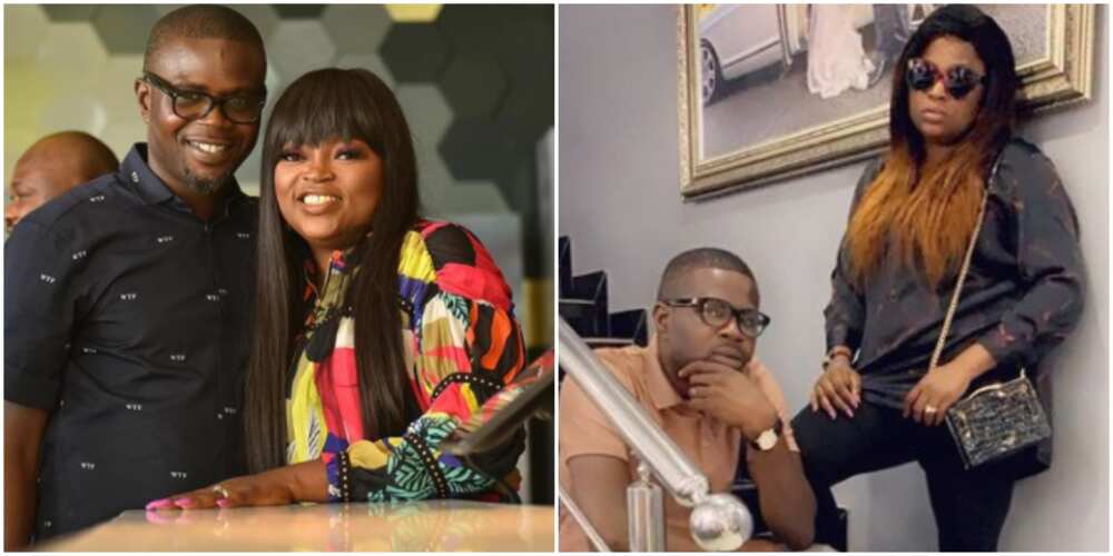 Power Couple: Fans and Colleagues React as Funke Akindele Releases Gorgeous Photos of Herself and Hubby