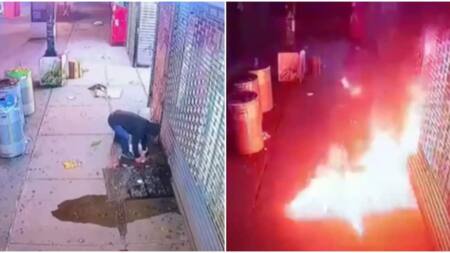 Man sets restaurant on fire after getting wrong order, photo emerges