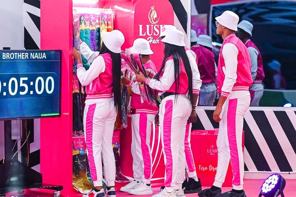 BBNaija S7: Lush Hair Sets the Record of the Longest Braids with Team Kinky Royale