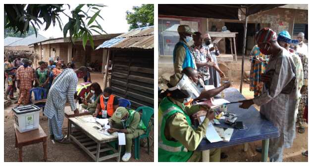 Breaking: INEC Indefinitely Suspends Ekiti East Bye-Election, Shares Photos, Video of Poll