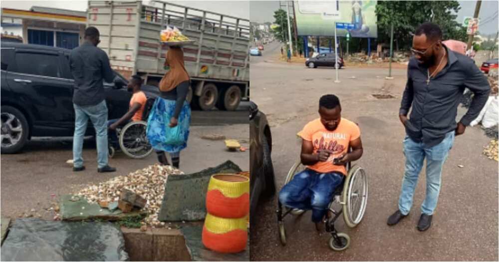 Couple buys physically challenged man a new wheelchair with own money; gives him more cash to look fresh