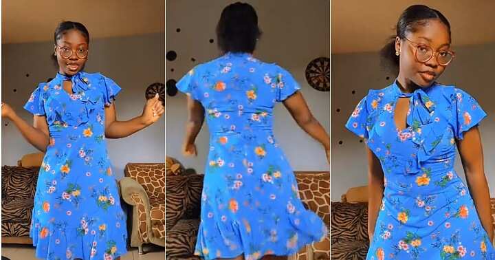 Lady dances in video, whines waist