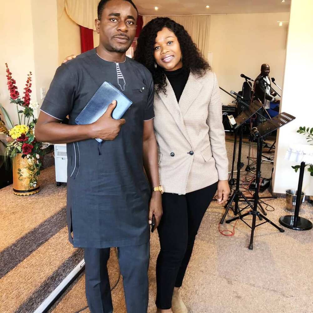 Emeka Ike and his wife