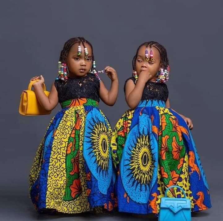 Beautiful children gown styles for girls: best lace and Ankara dresses 