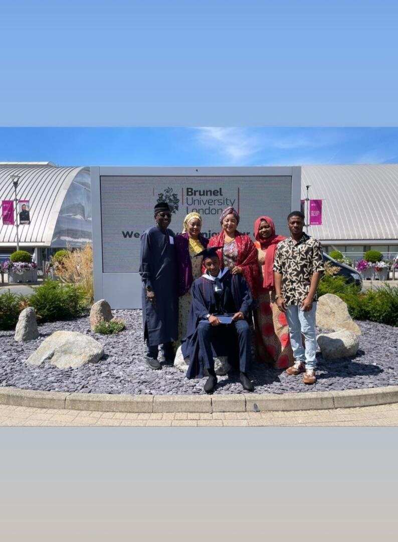 Badaru's son graduates from UK university