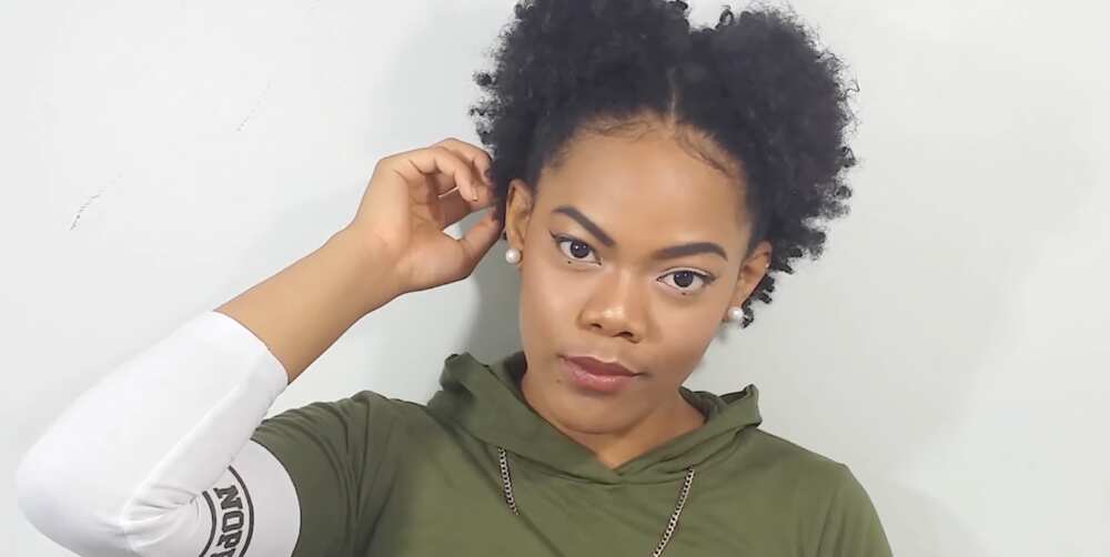 How to style short natural hair after washing