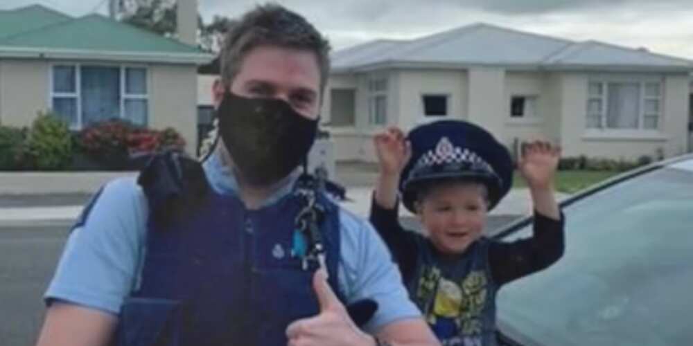 Little boy received visited by police