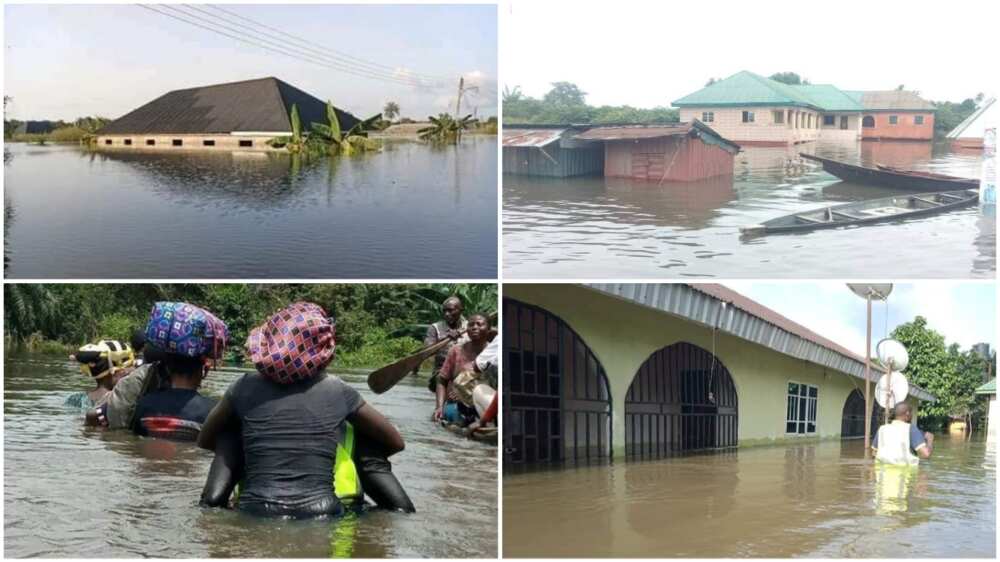Omoku floods/Floods in Omoku, Rivers State/Rivers Community/Governor Wike/President Buhari