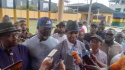 BREAKING: Governorship candidates protest at police headquarters, disturbing details emerge