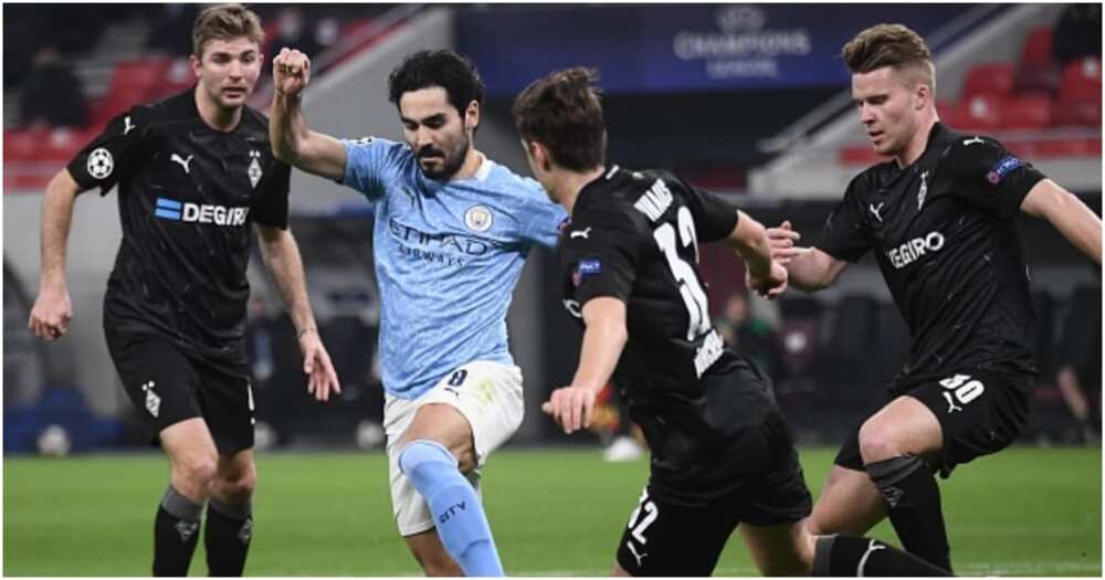 UCL: In-form Man City edge Monchenglabach to extend unbeaten run to 19 games