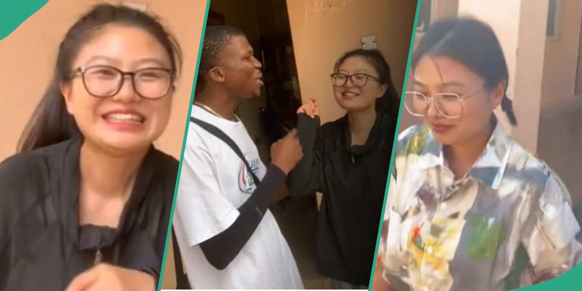 OMG! Watch sweet video of a lady who looked like Chinese but claims to be from Onitsha