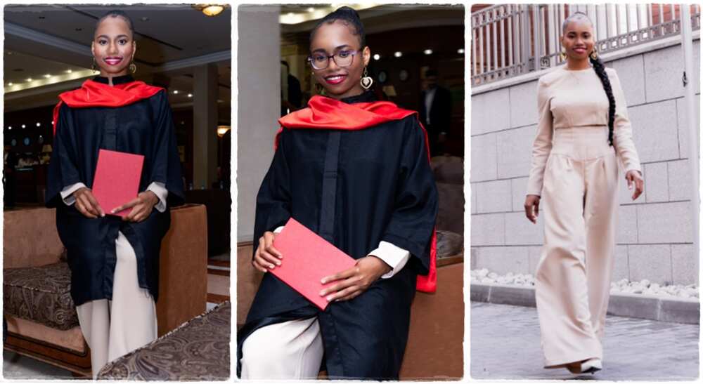 Photos of Somadina Igboanugo, who graduated with a perfect CGPA of 5.0 from Rostov State Medical University, Russia.